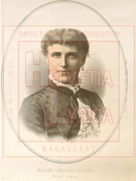 Portrait de Christine Nilsson en 1883 (collection Motisi)