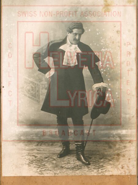 Puccini, Tosca, Battistini, Scarpia (collection Motisi)