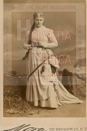 La soprano suédoise Christine Nilsson dans le rôle de Marguerite dans le Faust de Charles Gounod (de la collection  Motisi)