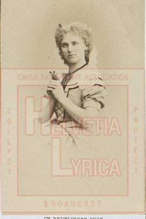 Christine Nilsson dans le rôle de Marguerite dans Faust de Gounod, Paris (collection Motisi)