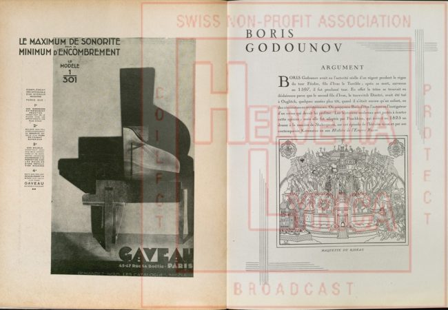Moussorsky, Boris Godounov, Chaliapin, Paris, 1930, 23 (collection Motisi)