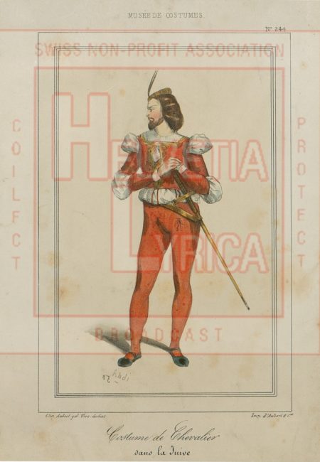 Halevy, La Juive, Costume d'un chevalier (collection Motisi)
