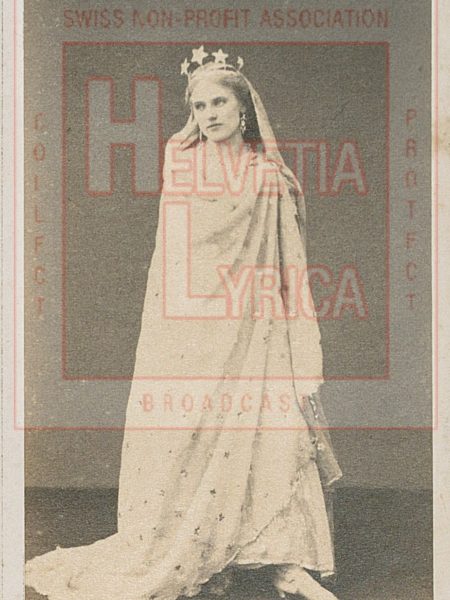 Christine Nilsson dans le costume de la Reine de la Nuit de la Flute enchantée de Mozart (collection Motisi)