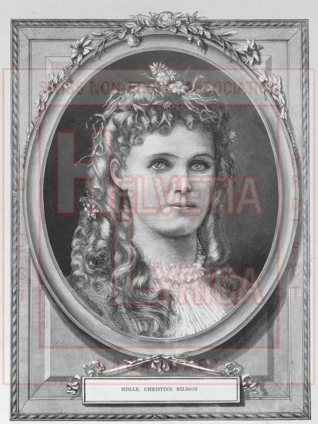 Portrait de Christine Nilsson vers 1870 (collection Motisi)