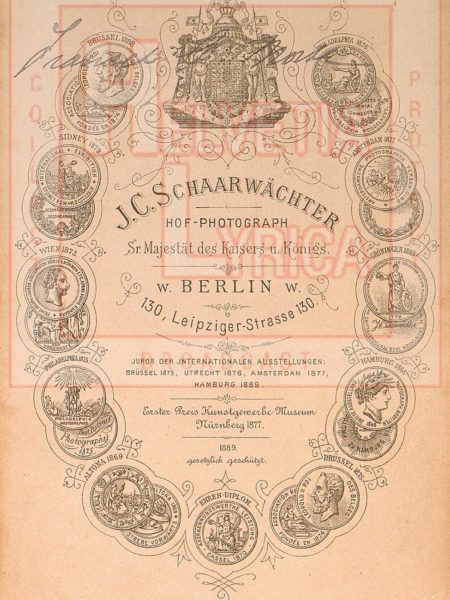 Wagner, Siegfried, Alvary 1 (verso), signed (collection Motisi)