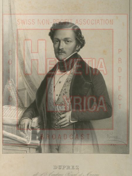 Duprez, portrait, 1837 (collection Motisi)