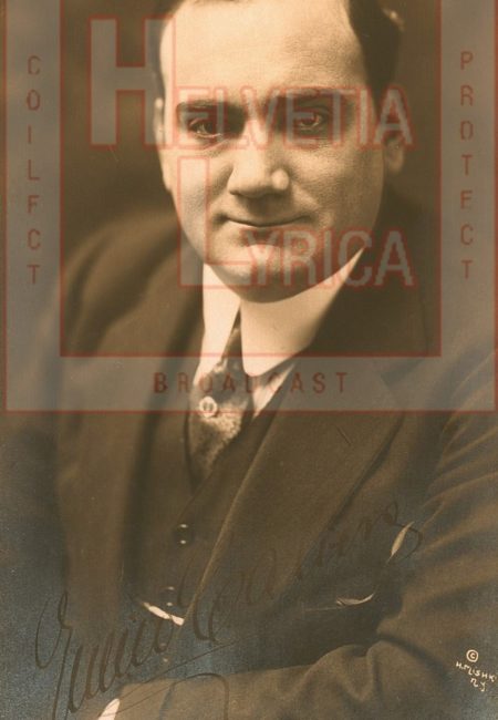 Caruso, Portrait signé, 1920 (collection Motisi)