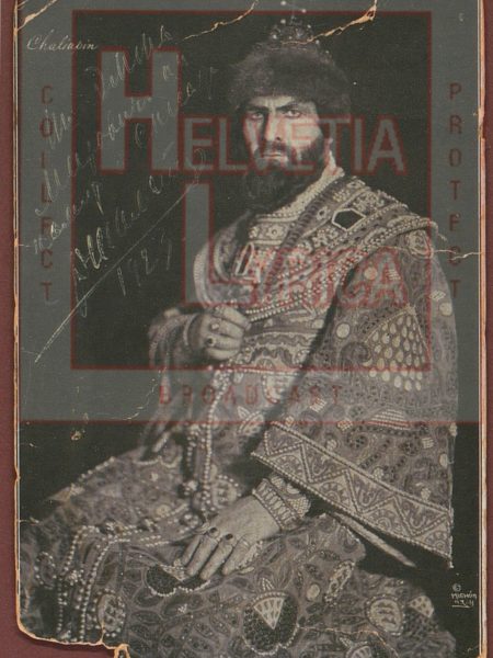 Moussorgsky, Boris Godounov, Chaliapine, 1923 (collection Motisi)
