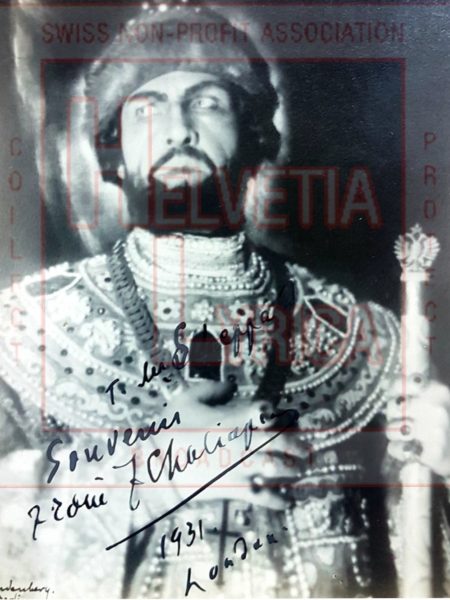 Moussorgsky, Boris Godounov, Chaliapin, 1931 (collection Motisi)