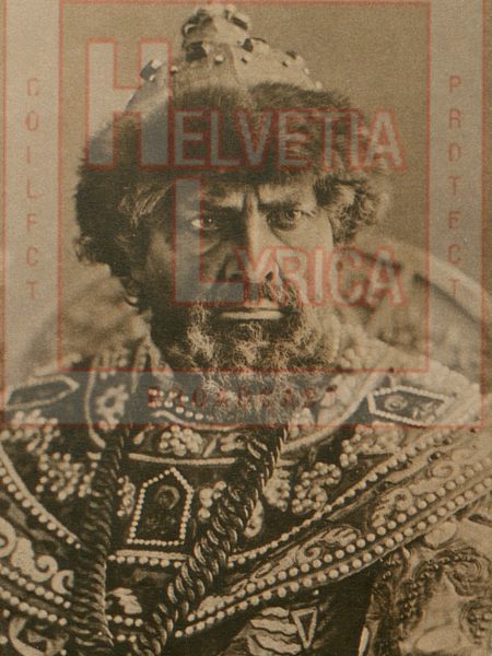Moussorgsky, Boris Godounov, Chaliapine, postcard 2 (collection Motisi)