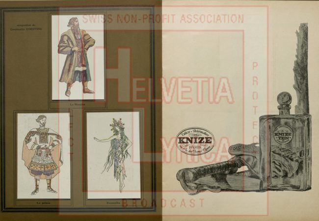 Dargomyjsky: Roussalka. Progamme de l'Opéra Russe de Paris avec Chaliapine, 1930 (collection Motisi)