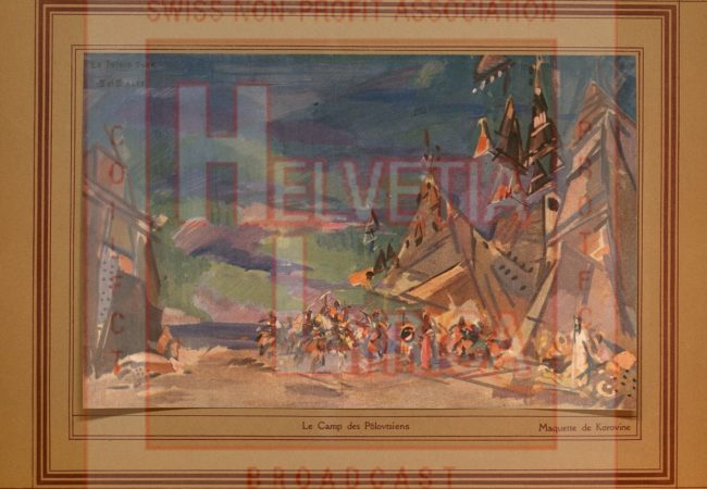 Borodine: Prince Igor. Programme de l'Opéra Privé à Paris, 1929, p. 12 (collection Motisi)