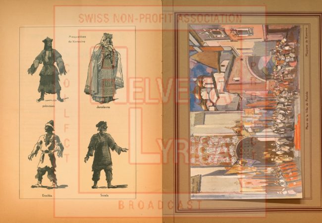Borodine: Prince Igor. Programme de l'Opéra Privé à Paris, 1929, p. 4 (collection Motisi)